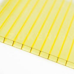 Поликарбонат сотовый Желтый 10 мм