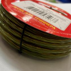 Леска для триммера витая звезда с сердечником 2,7 мм 10 м