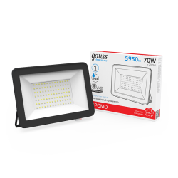 Прожектор LED GAUSS 70W черный 613100370P