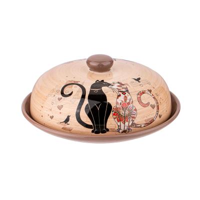 Блюдо AGNESS Парижские коты 23*10 см 358-1728