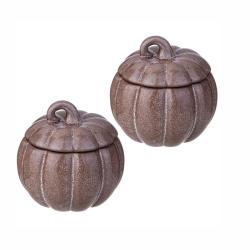 Набор горшков д/запекания 250мл Тыква /490-473/Lefard/