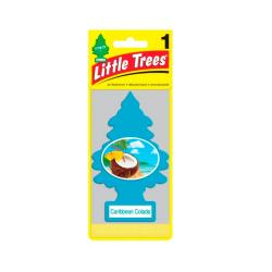 Ароматизатор автомобильный LITTLE TREES карибский коктейль U1P-10324-RUSS