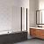 Штора на ванну VEGAS GLASS E2V Lux ST 125 02M 02 R