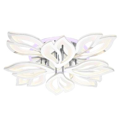 Люстра СФЕРА СВЕТА 3053/4+4 CR+RGB Белый