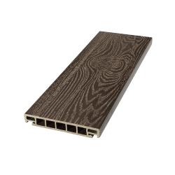 Террасная доска SAVEWOOD Salix S Темно-коричневый тангенциальный 3000*163*25 мм