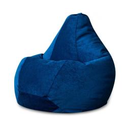 Кресло-мешок DREAMBAG Микровельвет Синий 95*135 см