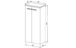 Пенал VIANT Мюнхен 50*110 см