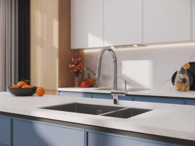 Смеситель для кухни CERSANIT Brasco 64841 Смеситель для кухни CERSANIT Brasco 64841