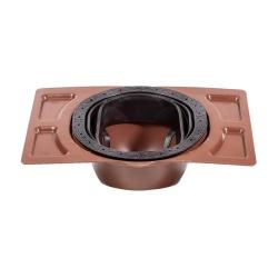 Элемент проходной для гибкой черепицы KROVENT Base-VT RAL 8017 125/150 мм