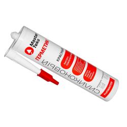 Герметик MASTERTEKS высокотемпературный силиконовый Красный 260 мл