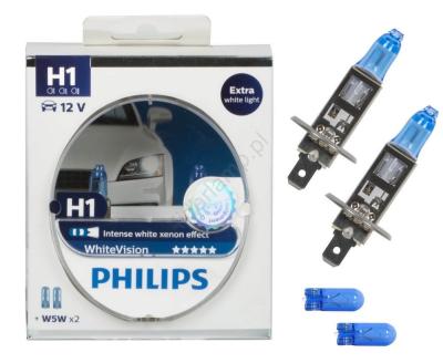 Лампа галогенная PHILIPS WhiteVision Н1 12258WHVSM