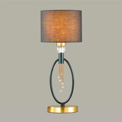 Настольная лампа ODEON Neoclassi 4516/1T Черный, латунь