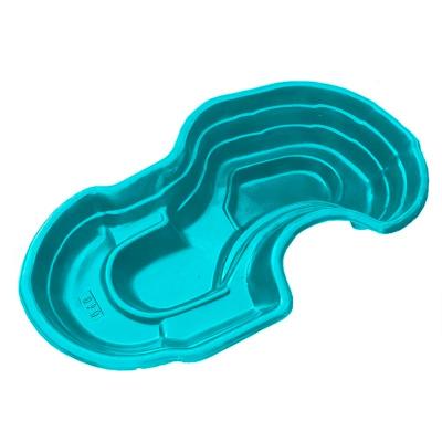 Пруд декоративный БАЙКАЛ Зеленый 238*140*51 см