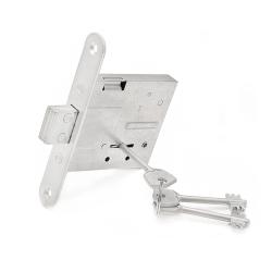 Замок врезной ПРОСАМ 8-4-0 Хром