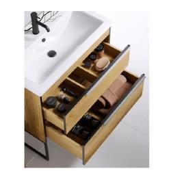 Тумба с раковиной AQWELLA Fargo 80 подвесная  