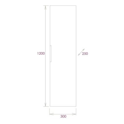 Пенал ONIKA Девис 30*120 см