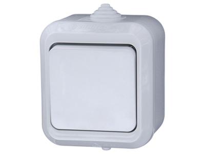 Выключатель MAKEL 1 клавиша белый 18300