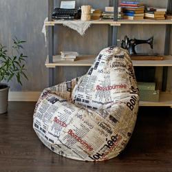 Кресло-мешок DREAMBAG Бонджорно Бежевый 85*125 см