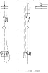 Душевая система RUSH Nevis NE1735-40