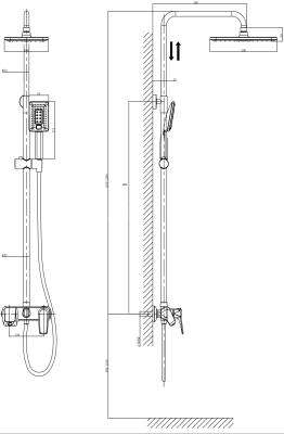 Душевая система RUSH Nevis NE1735-40