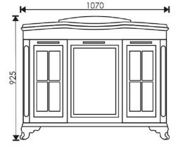 Тумба с раковиной SFARZOSO Giovanni 100