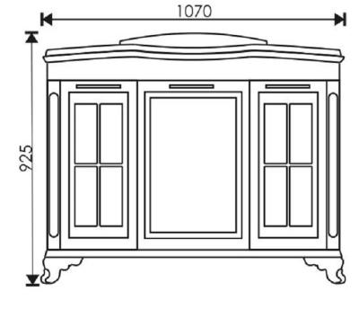Тумба с раковиной SFARZOSO Giovanni 100