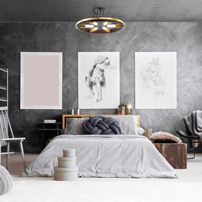 Люстра ODEON Maeve 4401/6C Античная бронза, черный