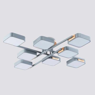 Люстра AMBRELLA Comfort FL4889/8 GR/WD Серый