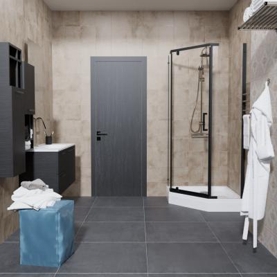 Душевое ограждение TRITON Дека-Блэк 90*90 см