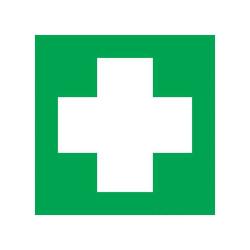 Знак безопасности Медицинская аптечка 150*150 мм