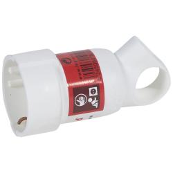 Розетка LEGRAND с кольцом белый 50191