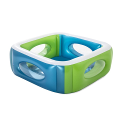 Бассейн надувной BESTWAY Детский с окошками 168*168*56 см 51132