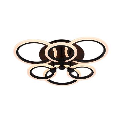 Люстра ЛАЙТ СФЕРА 3009/3+3 BK Черный