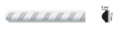 Молдинг DECOMASTER 15*8*2000 мм D130D
