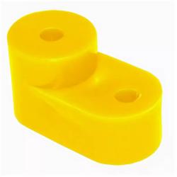 Изолятор на винт угловой желтый