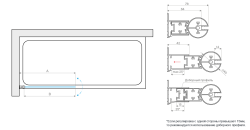 Штора на ванну VEGAS GLASS EV Novo 70 03 01 