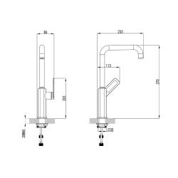 Смеситель для кухни IDDIS Slide SLIBL00i05