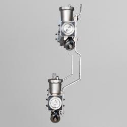 Коллектор нержавеющий VALTEC с расходомерами 9 выходов 1*3/4" EK VTc.579.EMNX.0609