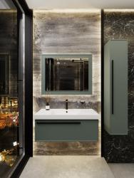Тумба с раковиной LA FENICE Elba 100 серо-зеленый 