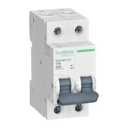 Автоматический выключатель SYSTEME ELECTRIC City9 Set 2P 10 A C 4,5 кА C9F34210