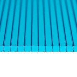 Поликарбонат сотовый Бирюзовый 4 мм