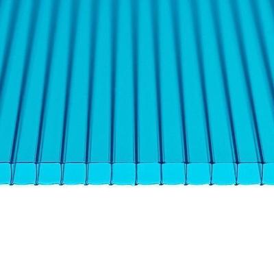 Поликарбонат сотовый Бирюзовый 8 мм