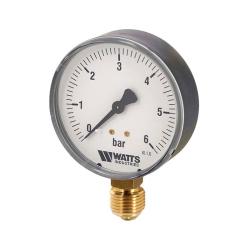 Манометр радиальный WATTS 80 мм 0-6 бар 1/2"