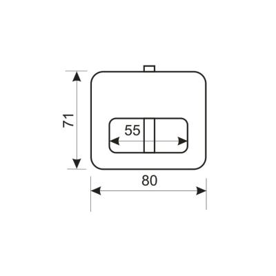 Замок навесной АЛЛЮР ВС2-10-01C Замок навесной АЛЛЮР ВС2-10-01C