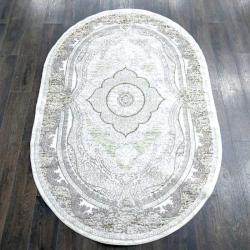 Ковер ОРИЕНТАЛЬ 3955А - BONE - BEIGE овал размер 2.0*2.9 м