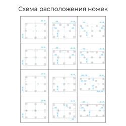 Поддон каменный RGW ST-0108Со 80*100 см 