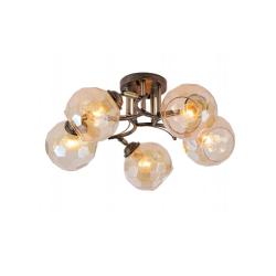 Люстра ЛАЙТ СФЕРА 06475/5 Bronze+black Бронза, черный