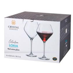 Набор фужеров 6шт 610мл для вина LOXIA /Bohemia Crystal/