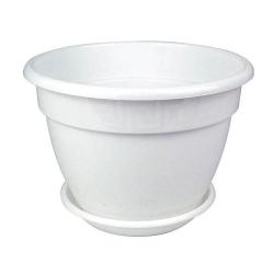 Горшок пластиковый Антик Белый 1,6 л