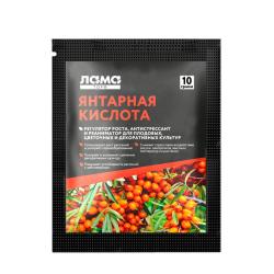Регулятор роста ЛАМА ТОРФ Янтарная кислота 10 гр